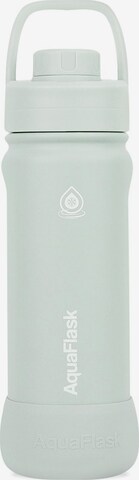 AquaFlask Láhev na vodu 'AquaFlask Termoláhev EARTH 532 ml CACAO' – zelená: přední strana