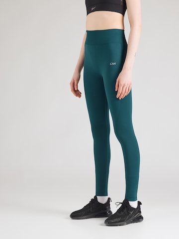 Skinny Pantalon de sport 'Define' ICANIWILL en vert : devant