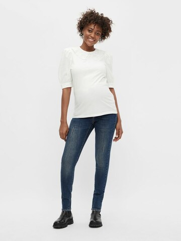 MAMALICIOUS Regular Jeans in Blauw