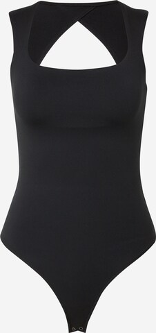HOLLISTER - Camisa body em preto: frente