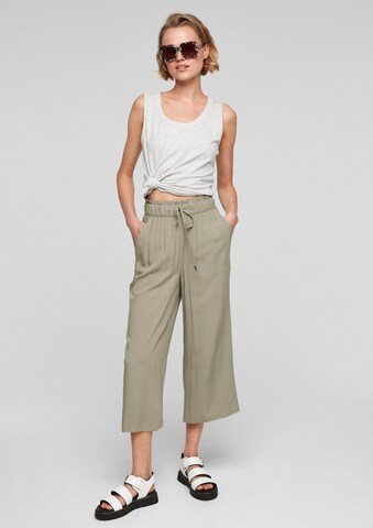 s.Oliver Wide leg Broek in Groen