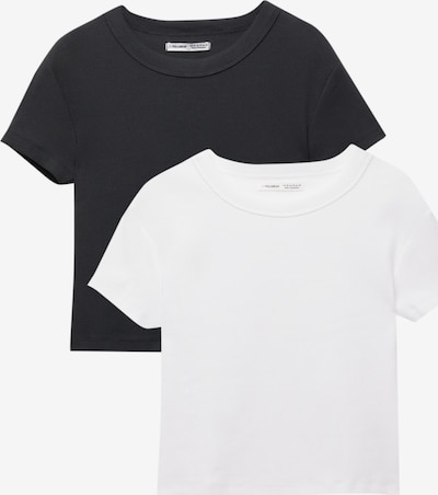 fekete / fehér Pull&Bear Póló, Termék nézet