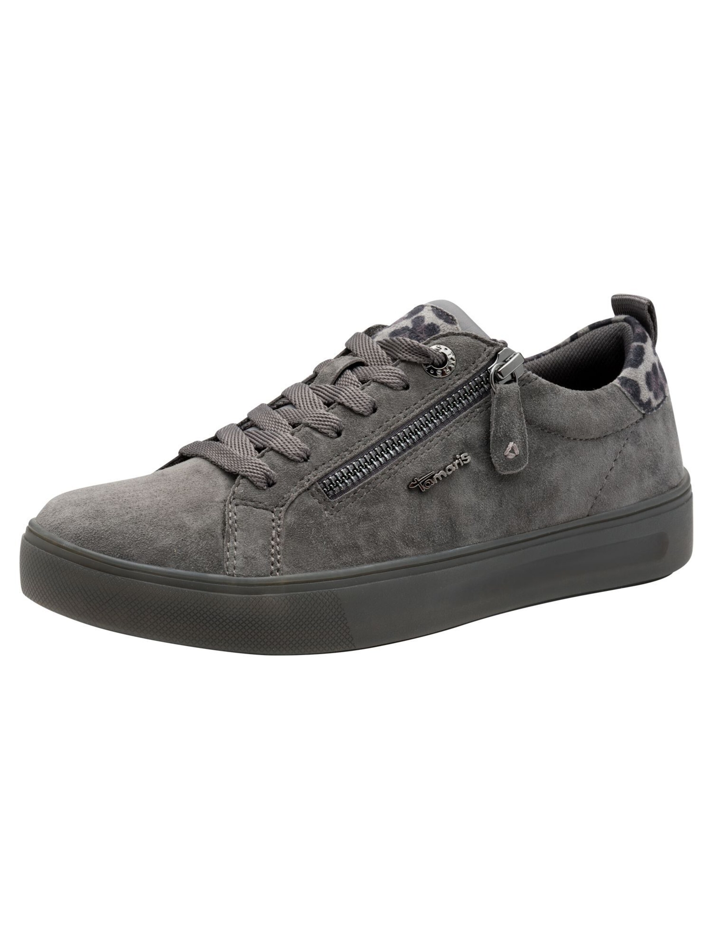 Tamaris Platform trainers in Grey: front