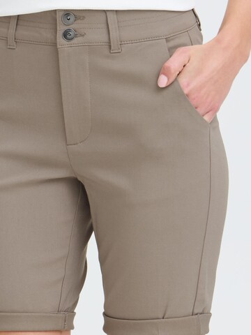 Coupe slim Pantalon ' OXKeily ' Oxmo en beige