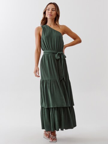 Robe Tussah en vert