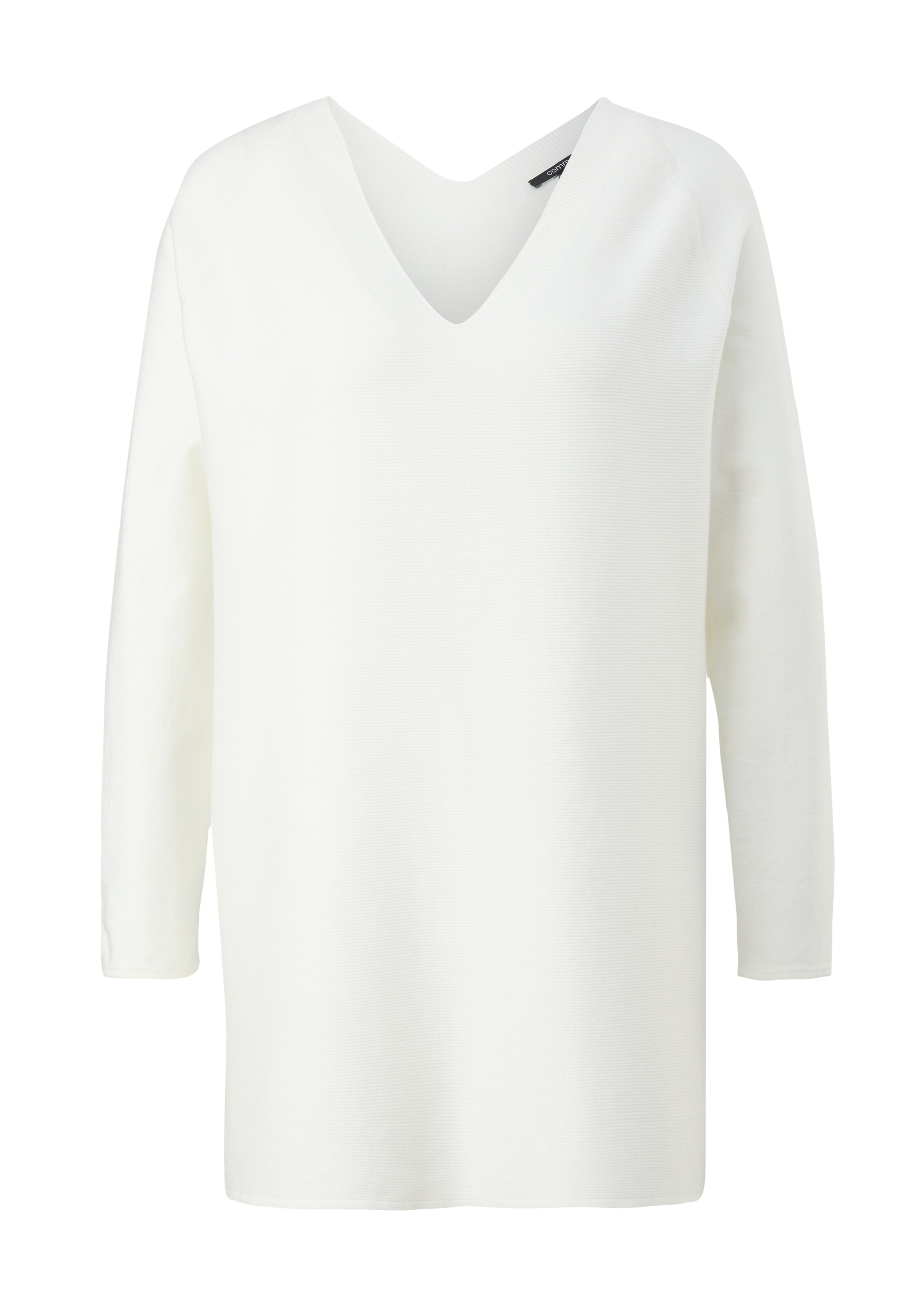 COMMA Pullover in Weiß: Vorderseite