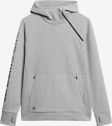 Superdry Athletic Sweatshirt 'Gymtech' in Grey: front