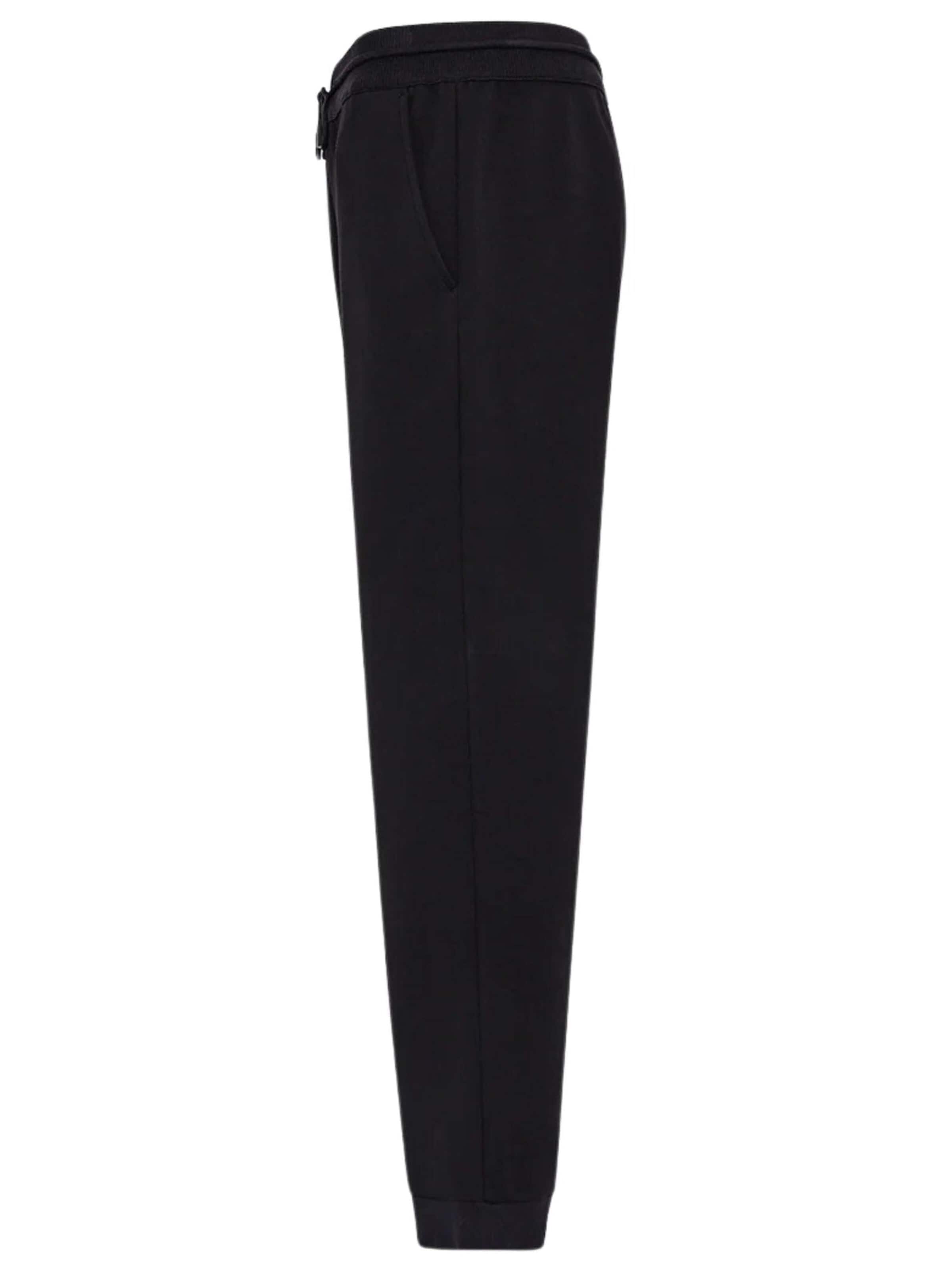 DUNO Byxa 'Cotton jersey jogging bottoms' i svart