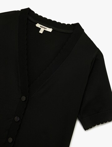 Koton Knit Cardigan in Black