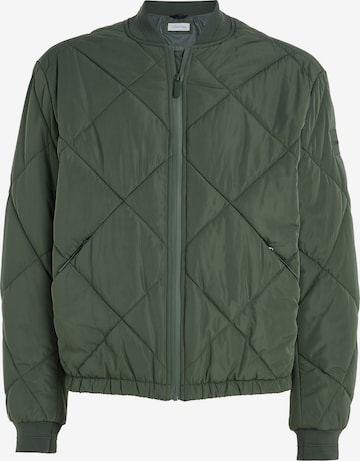 Veste mi-saison Calvin Klein en vert : devant