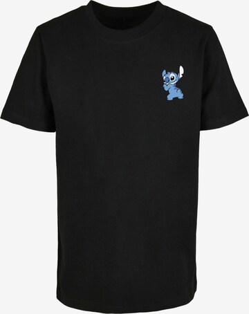 T-Shirt 'Lilo And Stitch' ABSOLUTE CULT en noir : devant