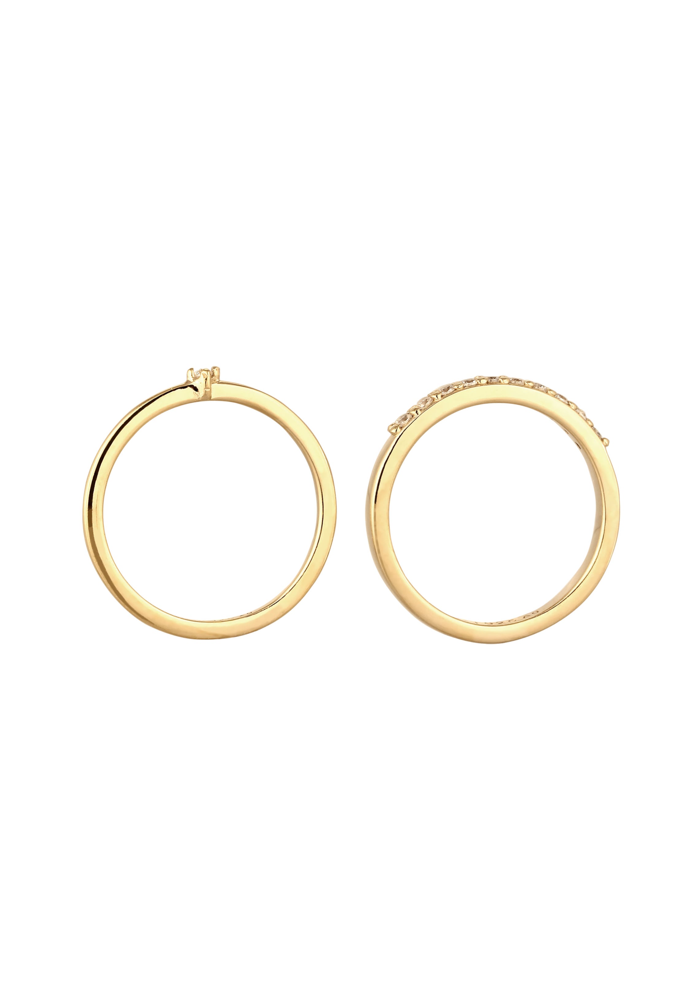 Elli DIAMONDS Jewelry Set in Gold