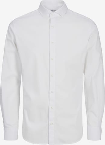 Jack & Jones Junior Regular fit Overhemd 'JJEAxel' in Wit: voorkant