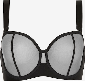 T-shirt Reggiseno di DKNY Intimates in nero: frontale