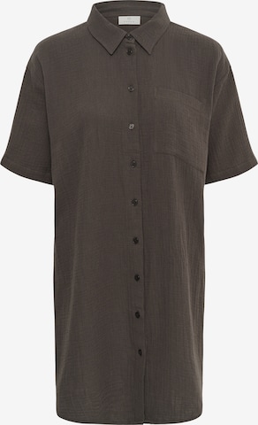 T-shirt 'KAVafla' Kaffe en marron : devant