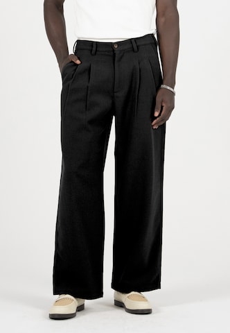 Prohibited Zvonové kalhoty Kalhoty – černá: přední strana