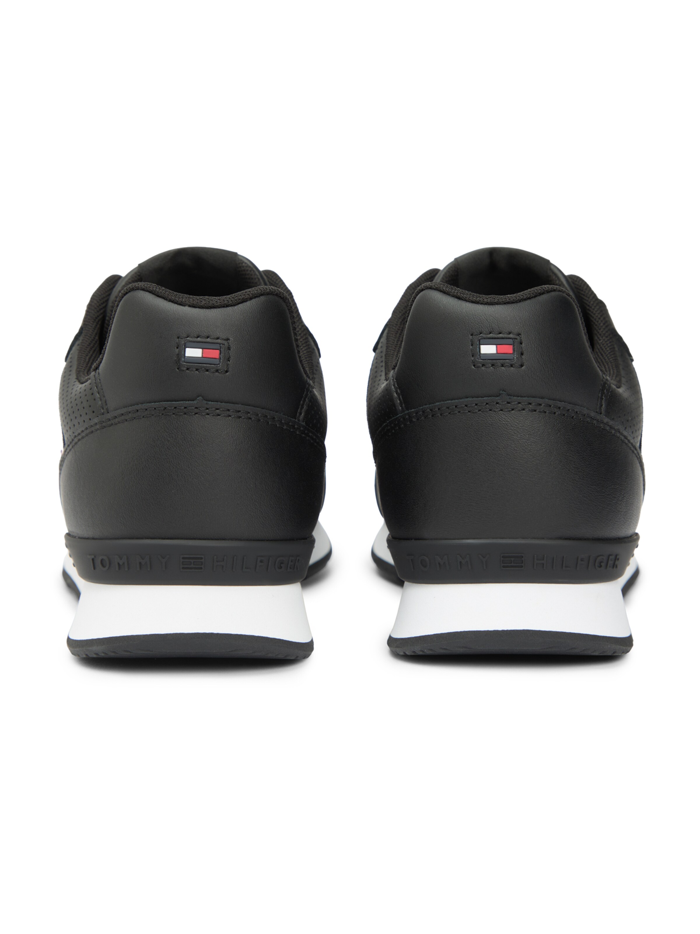 TOMMY HILFIGER Rövid szárú sportcipők - fekete