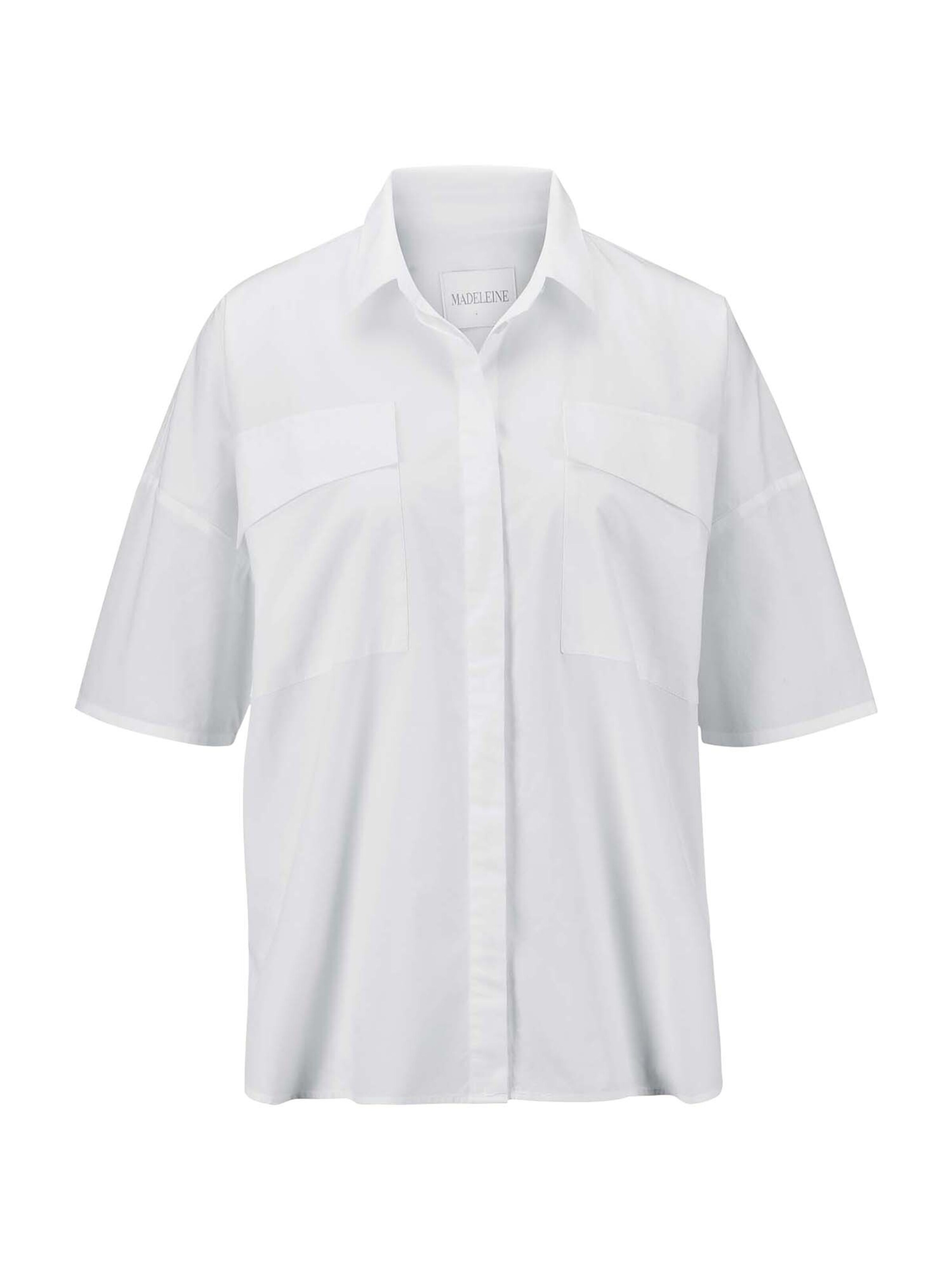 MADELEINE Blouse in Wit: voorkant