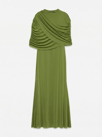 VERO MODA Robe 'VMROSETTA' en 38 en vert, Vue avec produit