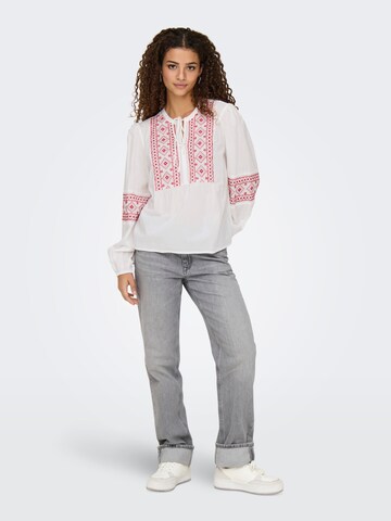 JDY - Blusa 'Lulu' en blanco