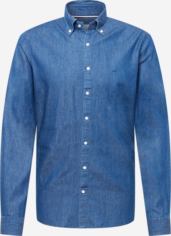 Coupe regular Chemise Michael Kors en bleu : devant