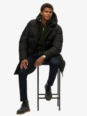 Superdry Winterjas in Zwart