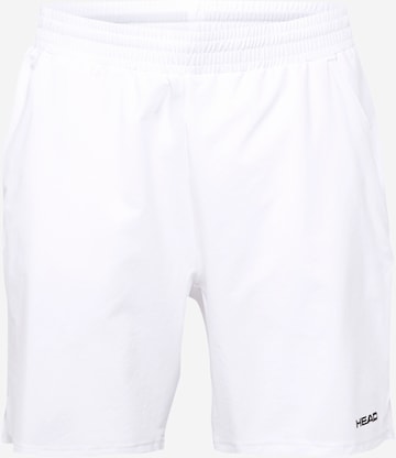 HEAD - regular Pantalón deportivo 'POWER' en blanco: frente