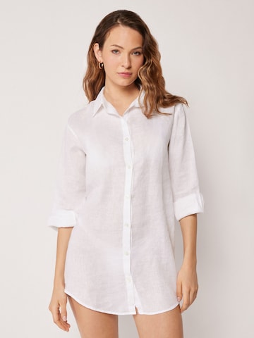 CALZEDONIA Blouse in White: front