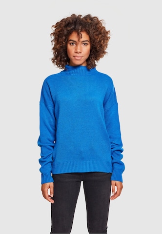 Urban Classics Oversized trui in Blauw: voorkant