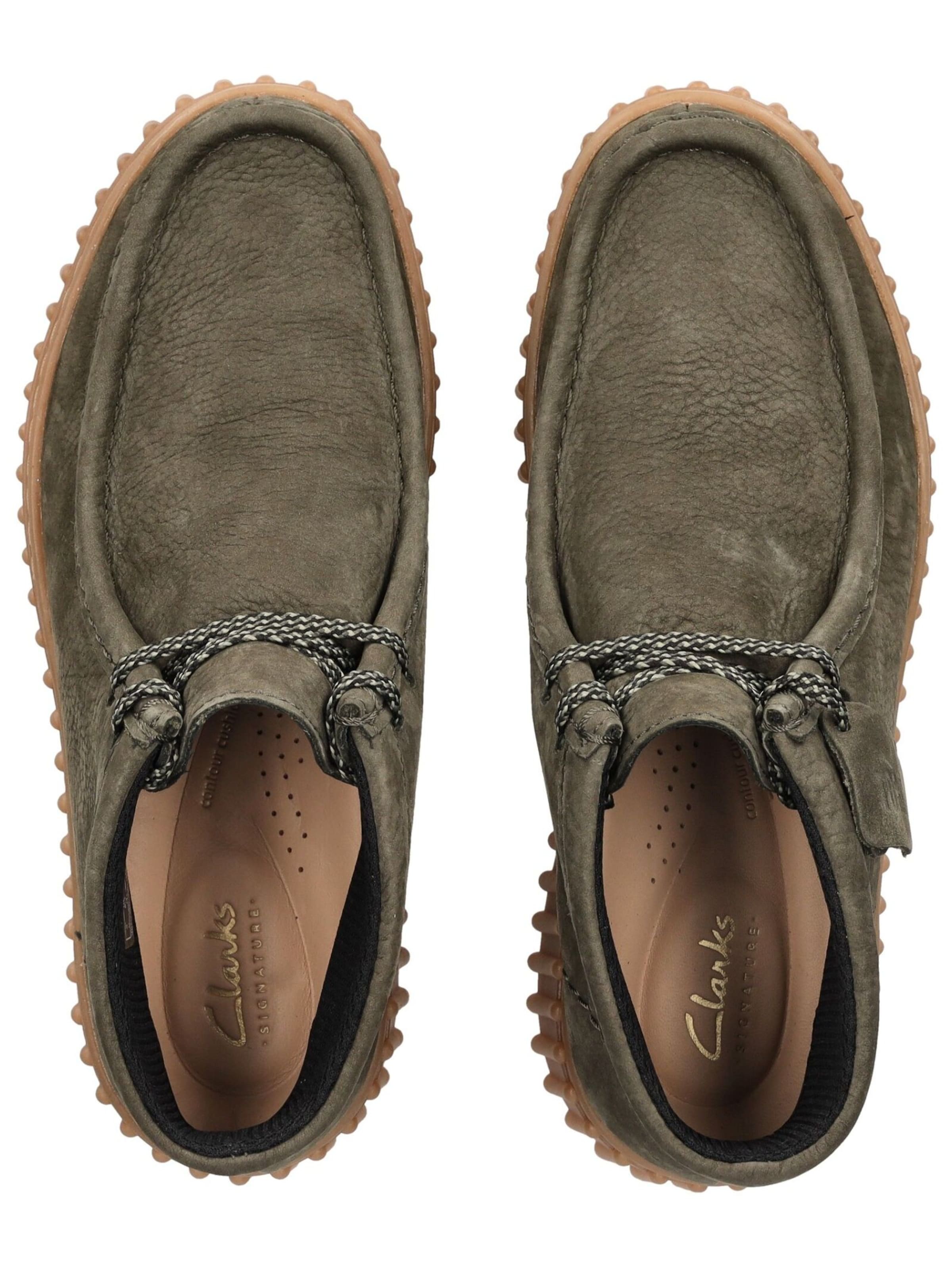 Bottines à lacets CLARKS en vert