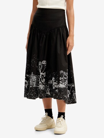 Jupe Desigual en noir : devant