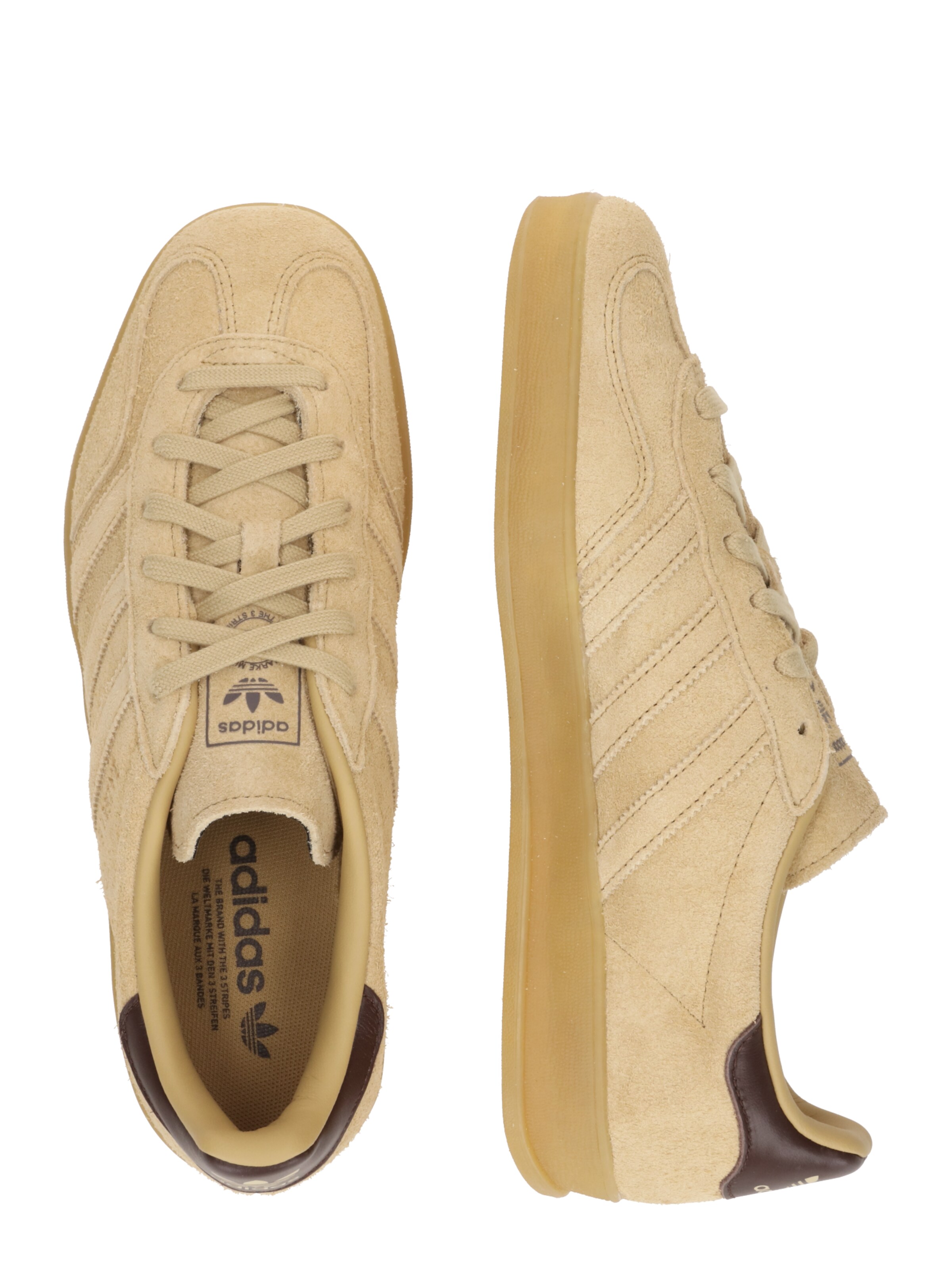 ADIDAS ORIGINALS Низкие кроссовки 'GAZELLE INDOOR' в Бежевый
