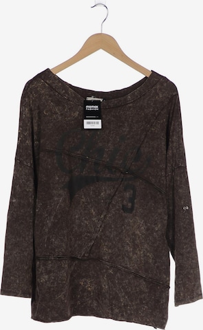 iSilk Top & Shirt in L in Brown: front