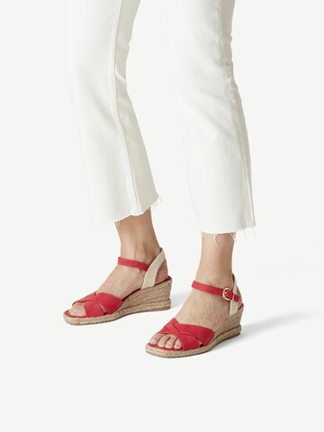 Sandalo con cinturino di TAMARIS in rosa: frontale
