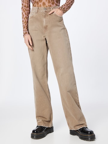 Dr. Denim Wide leg Jeans 'Echo' in Brown: front