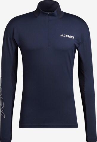 ADIDAS TERREX Funktionsshirt 'Xperior' in Blau: predná strana