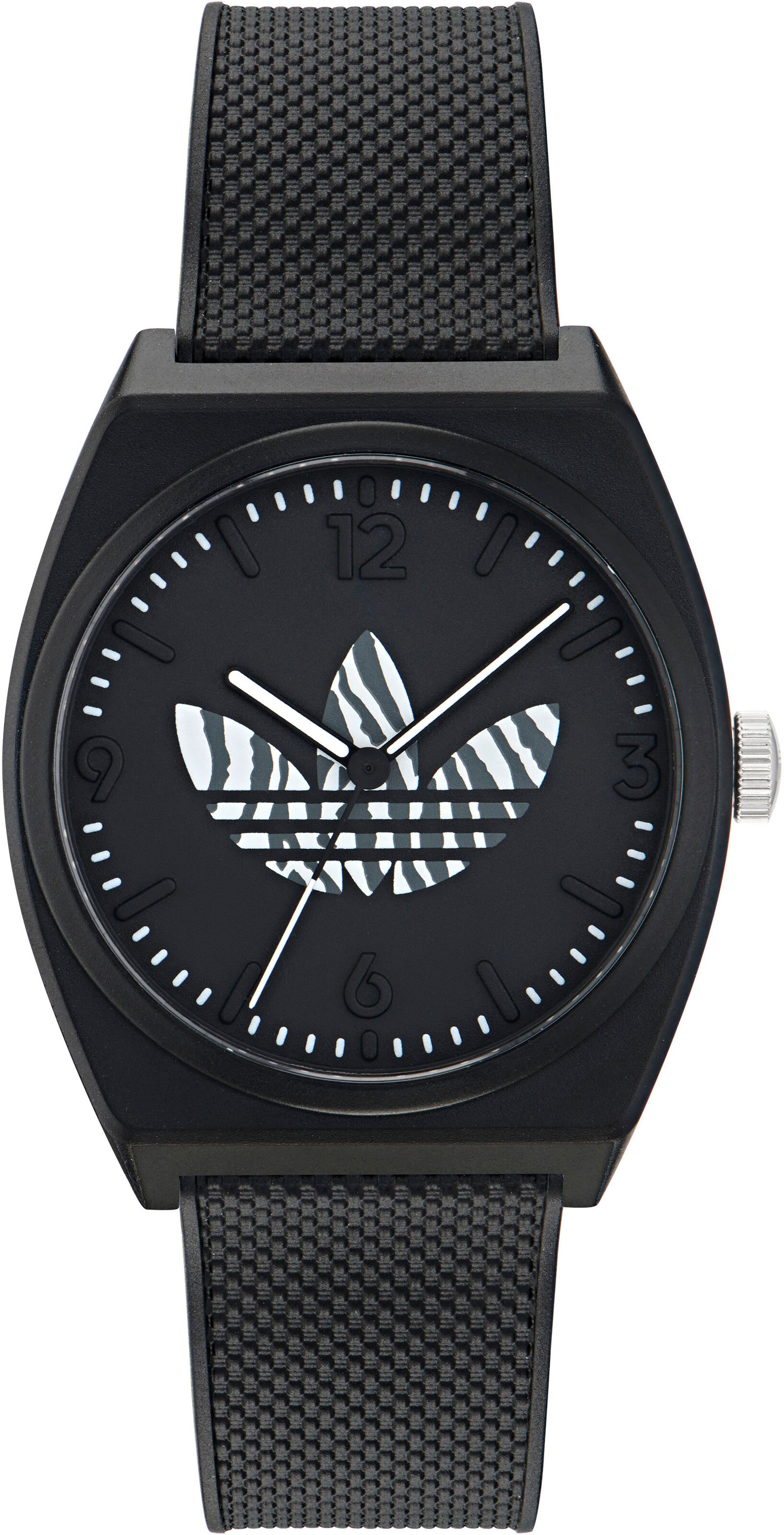 ADIDAS ORIGINALS Analoog horloge in Zwart: voorkant