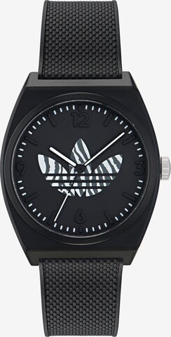 ADIDAS ORIGINALS Analoog horloge in Zwart: voorkant