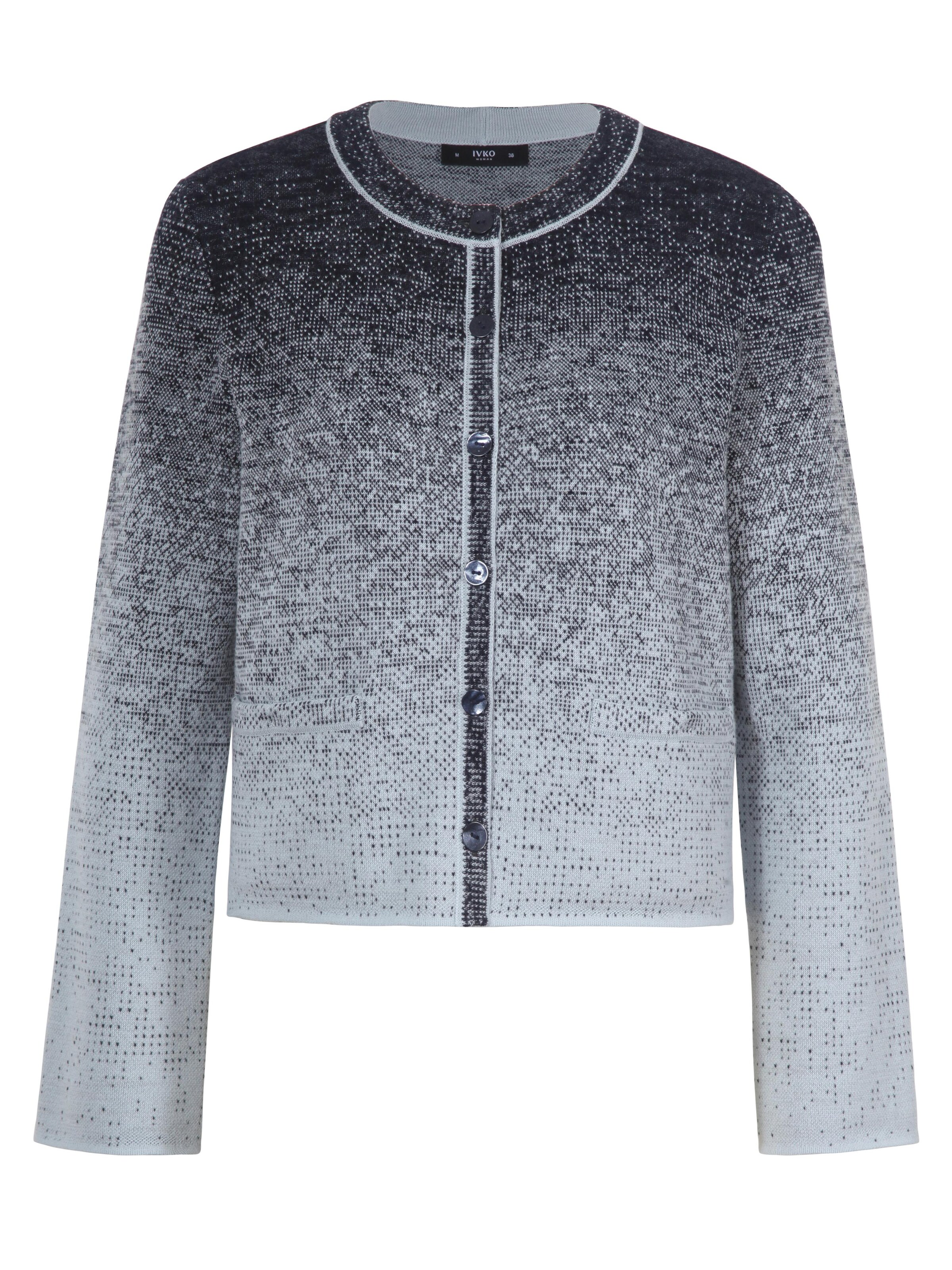 IVKO Strickjacke in Blau: Vorderseite