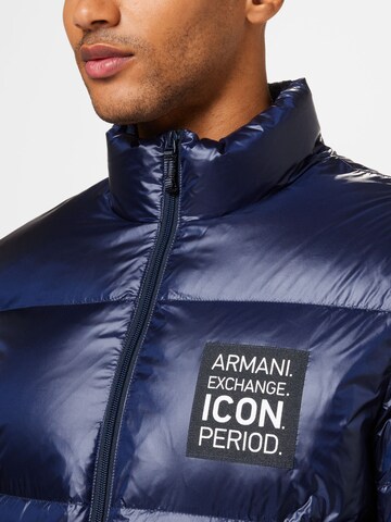 ARMANI EXCHANGE Winter jacket in Blue