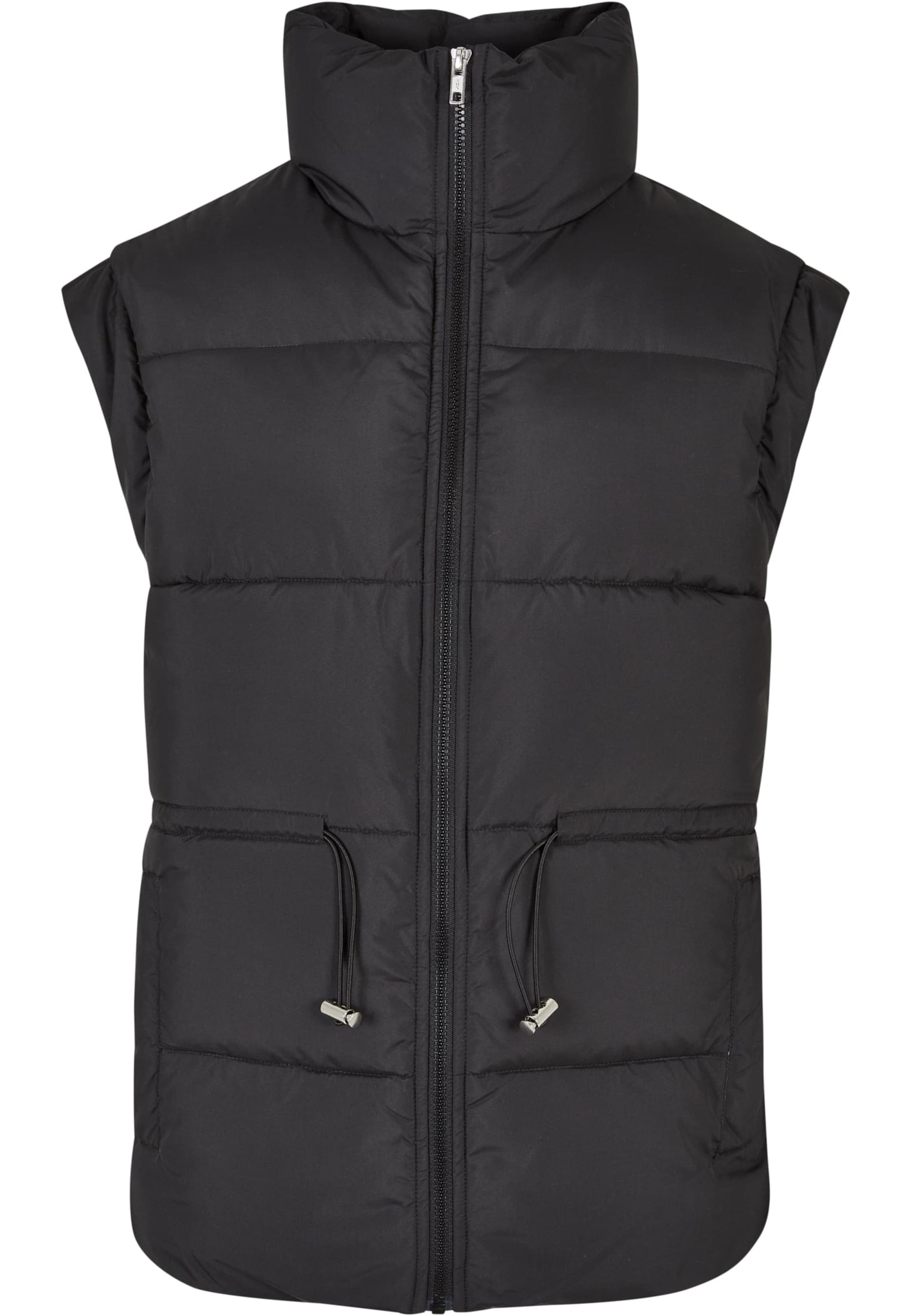 Urban Classics Vest in Black: front