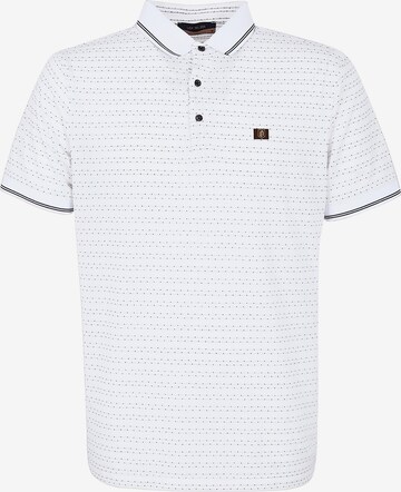 Leif Nelson Poloshirt 'LN-55380' in Weiß: predná strana