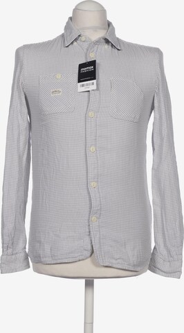 DIESEL Button Up Shirt in S in Grey: front