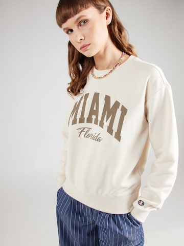 Sweat-shirt Champion Authentic Athletic Apparel en beige