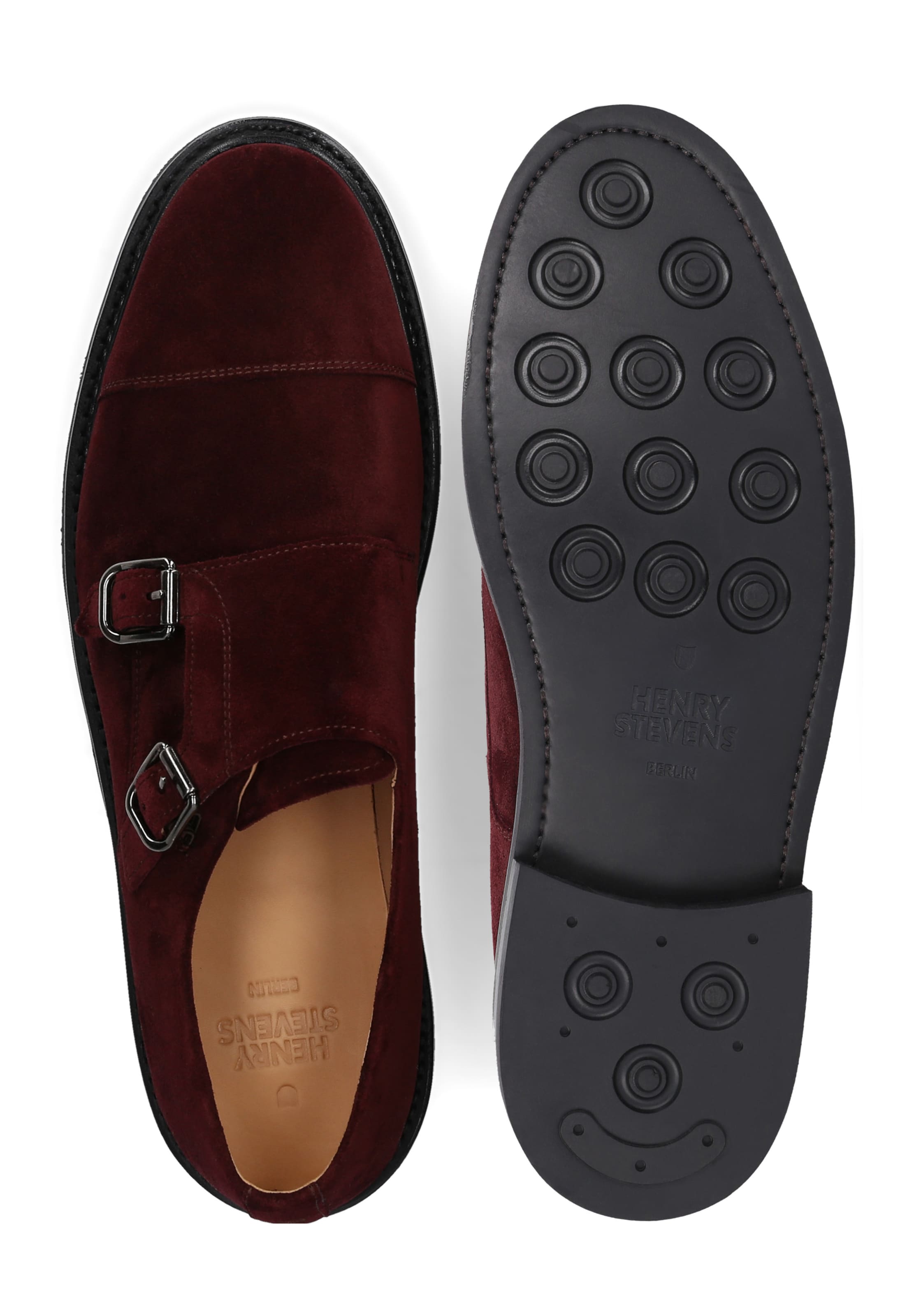 Henry Stevens Slip-ons 'Winston' in Red