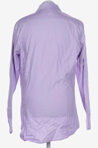 HECHTER PARIS Button Up Shirt in M in Purple