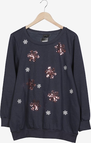 Zizzi Sweatshirt & Zip-Up Hoodie in M in Blue: front