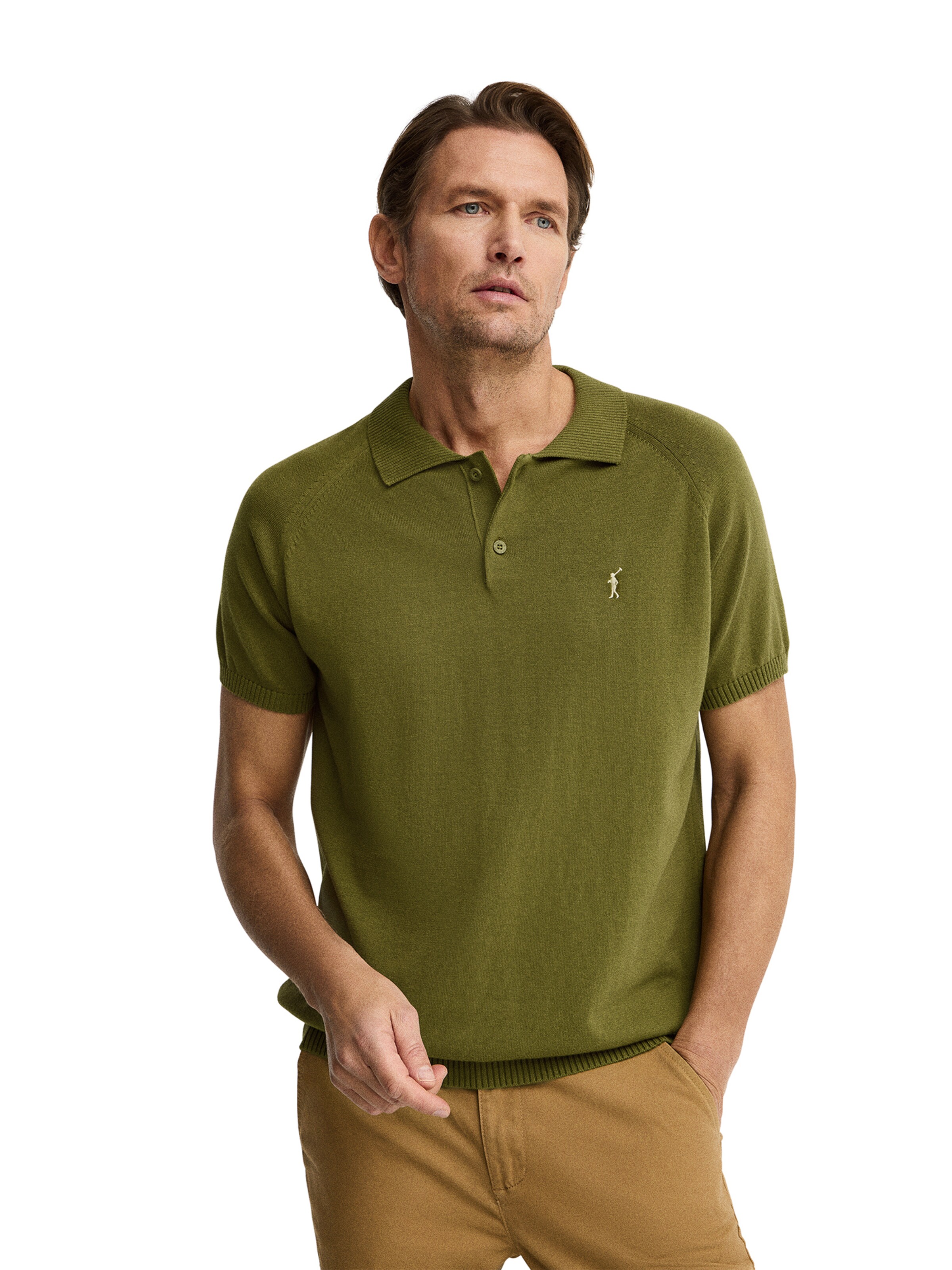 Polo Club Sweater in Brown: front
