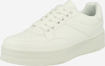 ABOUT YOU x Jaime Lorente Sneakers 'Nino' in White: front