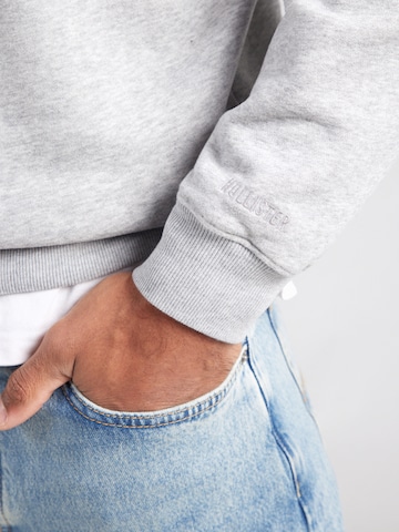 HOLLISTER Sweatshirt 'HEATHER' in Grey